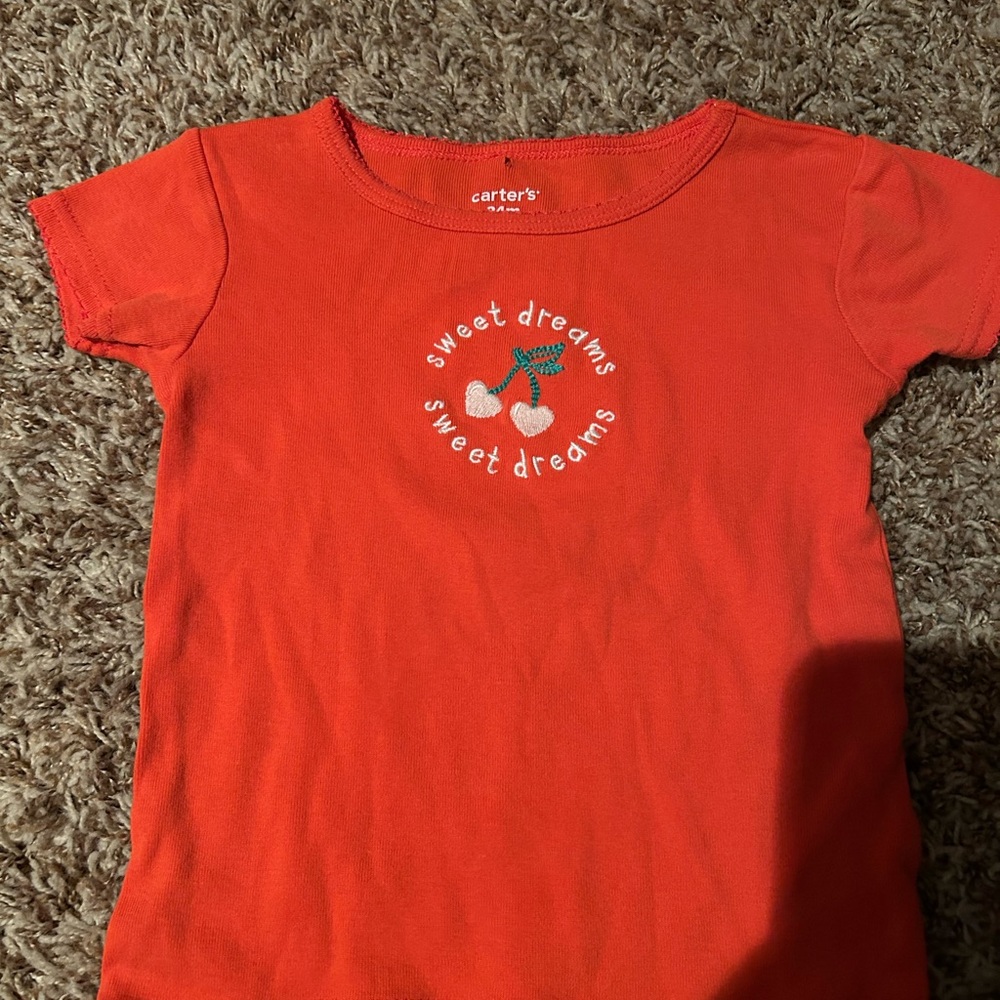 Carter's Kids Sweet Dreams Red T-Shirt